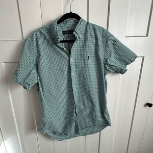 Ralph Lauren Green Plaid Casual Shirt